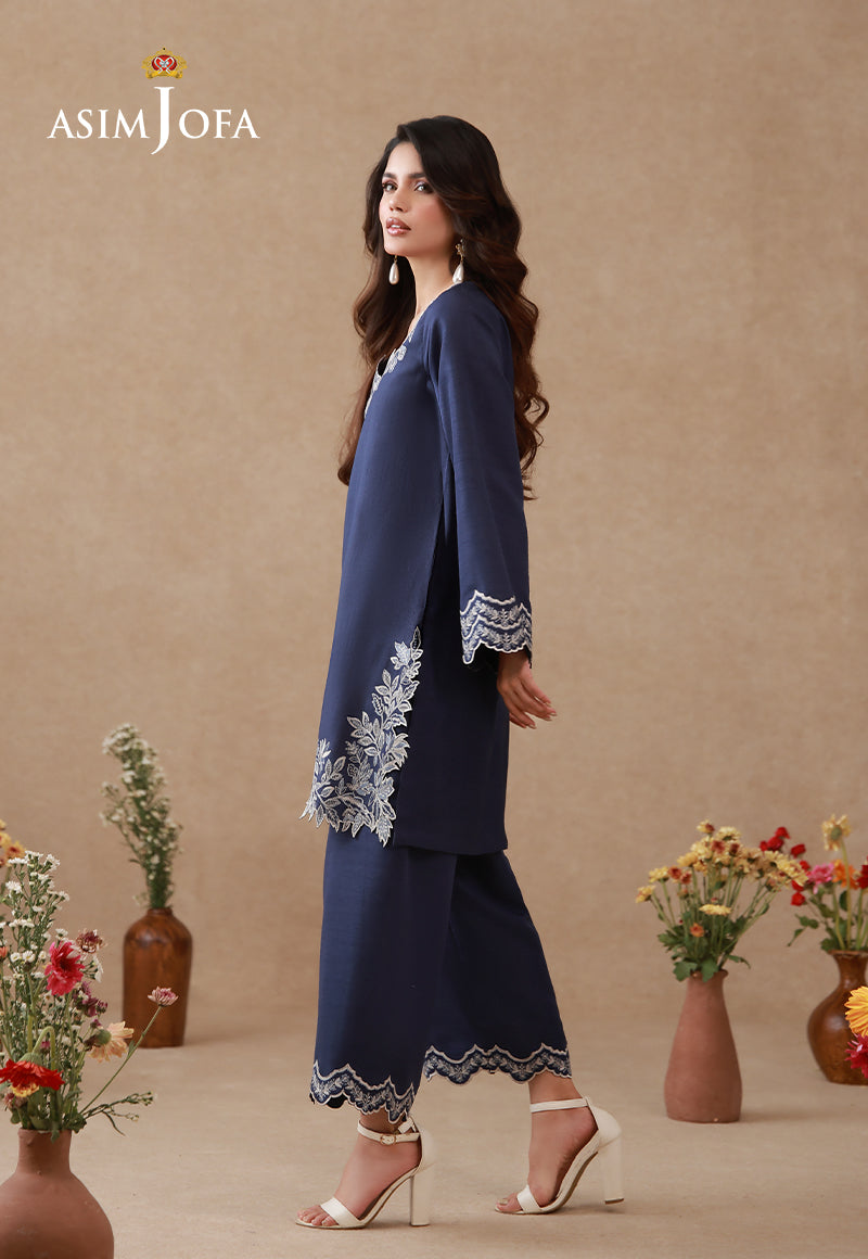 AJPB-320 Embroidered Raw Silk Stitched 2pcs