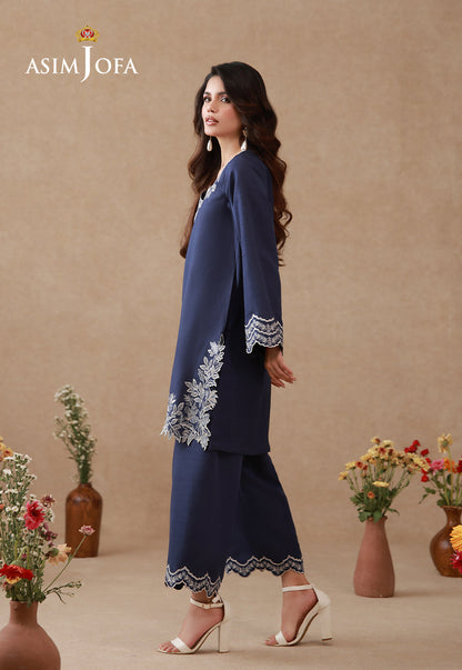 AJPB-320 Embroidered Raw Silk Stitched 2pcs