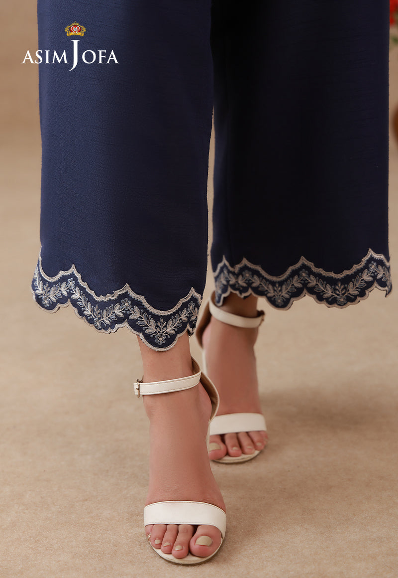 AJPB-320 Embroidered Raw Silk Stitched 2pcs