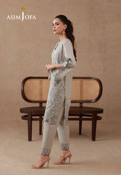 AJPB-319 Embroidered Lawn Silk Stitched 2pcs