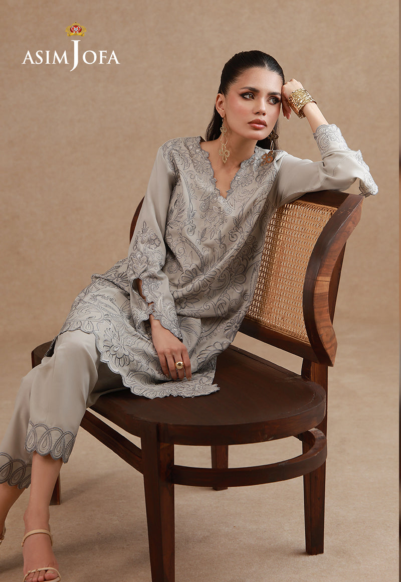AJPB-319 Embroidered Lawn Silk Stitched 2pcs
