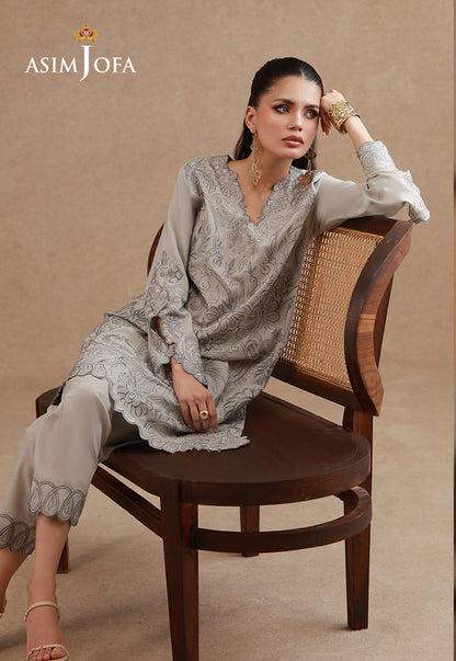 AJPB-319 Embroidered Lawn Silk Stitched 2pcs