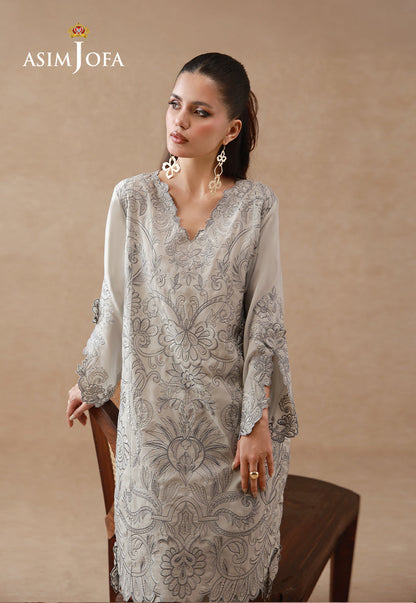 AJPB-319 Embroidered Lawn Silk Stitched 2pcs