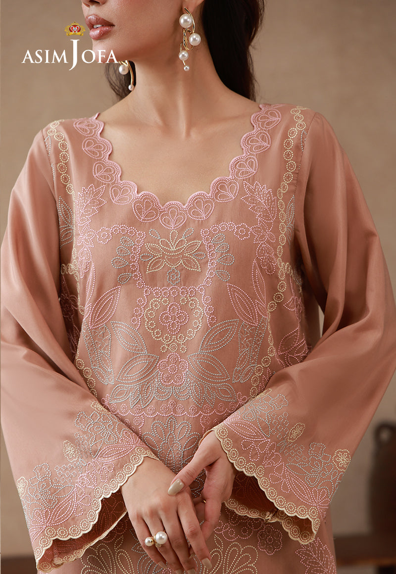 AJPB-321 Embroidered Lawn Silk Stitched 2pcs