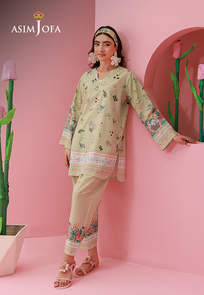 AJPB-280 Printed Lawn Stitched 2pcs
