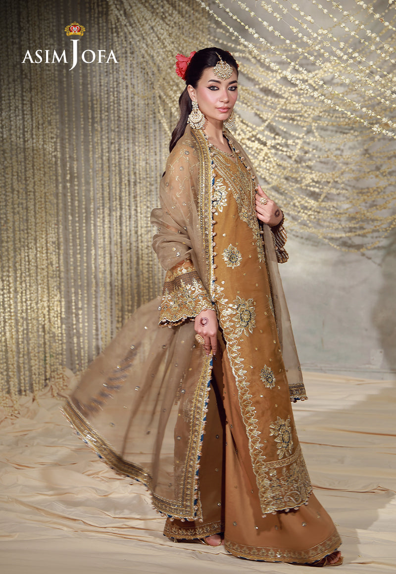 AJULFE-03 Embroidered Organza Unstitched 3 Pcs