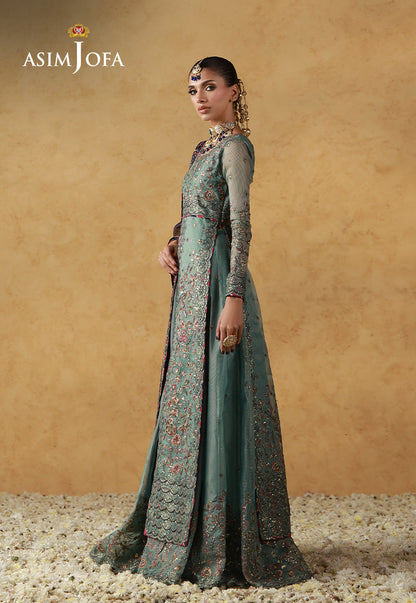 AJULN-05 Embroidered Javeria Net Unstitched 3 Pcs