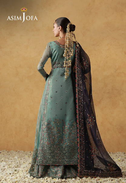 AJULN-05 Embroidered Javeria Net Unstitched 3 Pcs