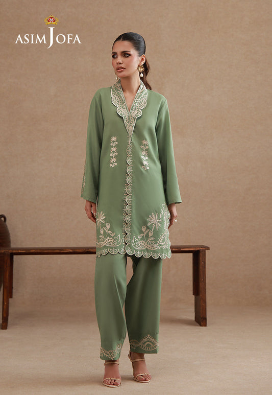 AJPB-323 Embroidered Lawn Silk Stitched 2pcs