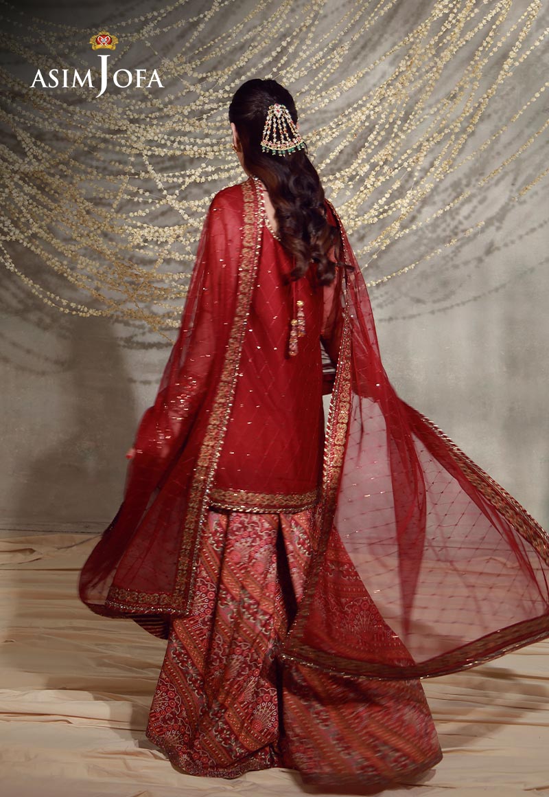 AJULFE-08 Embroidered Poly Net Unstitched 3 Pcs