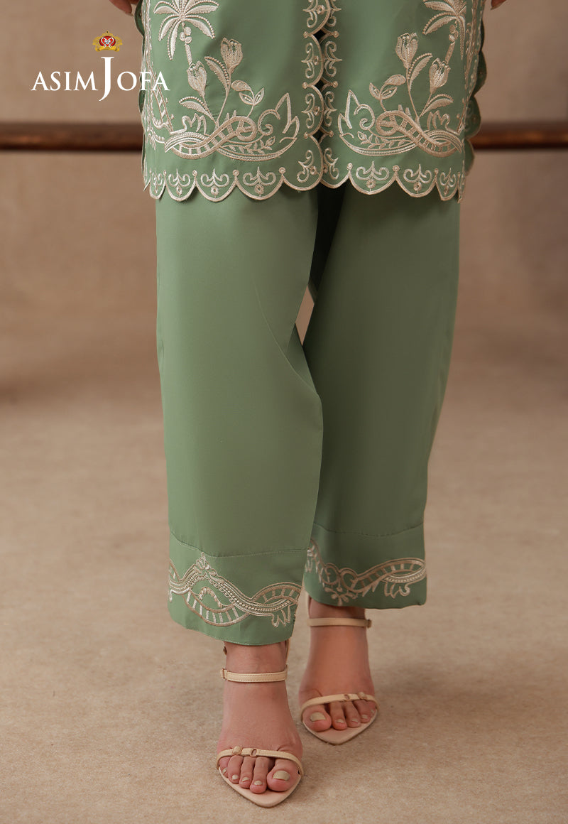 AJPB-323 Embroidered Lawn Silk Stitched 2pcs