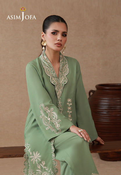 AJPB-323 Embroidered Lawn Silk Stitched 2pcs