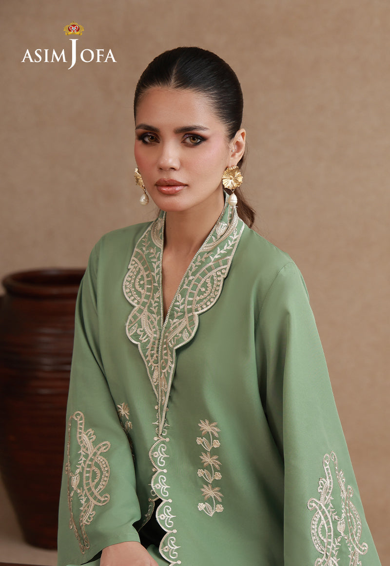 AJPB-323 Embroidered Lawn Silk Stitched 2pcs