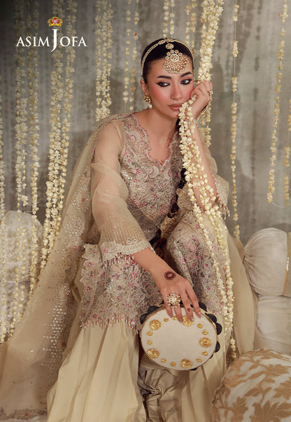 AJULFE-07 Embroidered Organza Unstitched 3 Pcs