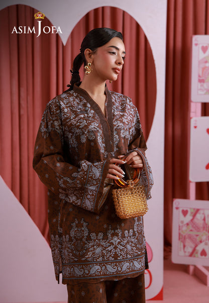 AJPB-308 Printed Lawn Stitched 2pcs