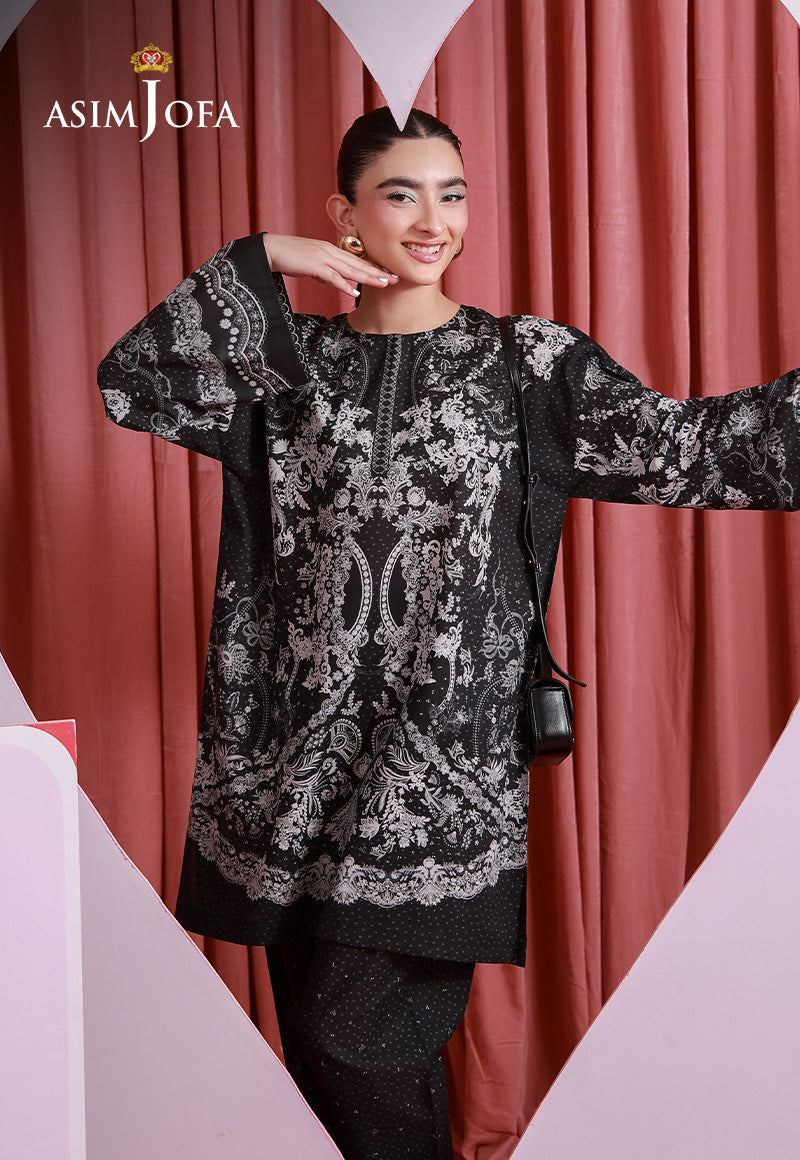 AJPB-278 Printed Lawn Stitched 2pcs