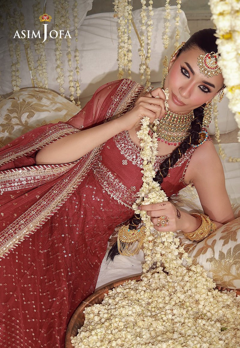 AJULFE-01 Embroidered Poly Net Unstitched 3 Pcs