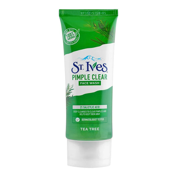 St. Ives Pimple Clear Face Wash Tea Tree 100g