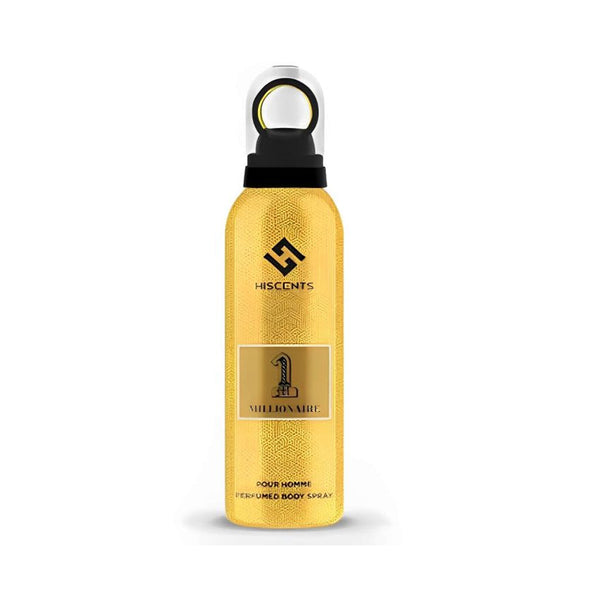 Hiscents Millionaire Men Body Spray 200ml