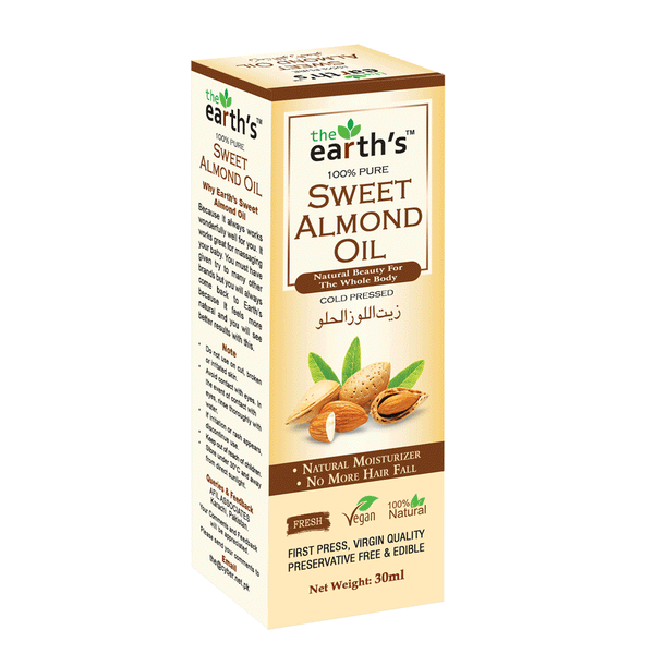 The Earth's Sweet Almond Oil 30ml