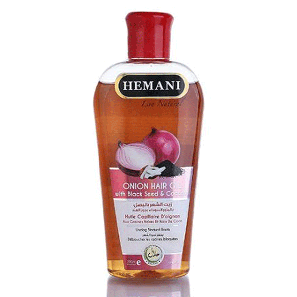 Hemani Onion Hair Oil With Black Seed & Coocnut 200ml
