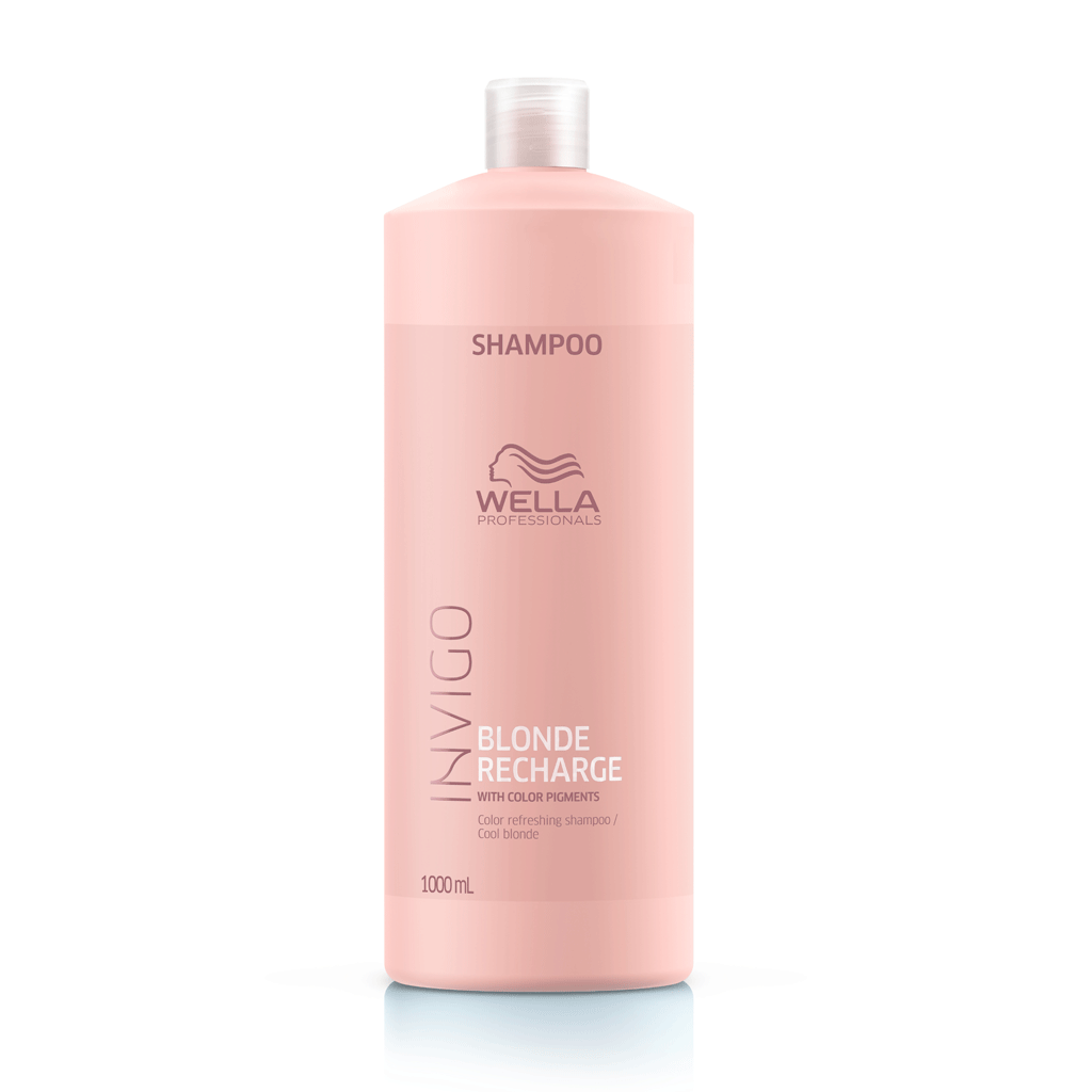 Wella Wella Invigo Cool Blonde Recharge Shampoo 1000 Ml