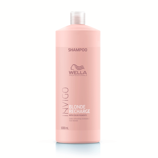 Wella Wella Invigo Cool Blonde Recharge Shampoo 1000 Ml