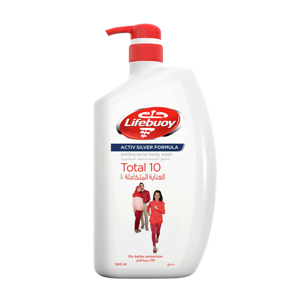 Lifebuoy Total 10 Body Wash 500ml.