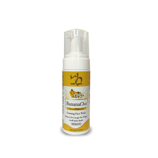 BananaCha Foaming Face Wash with Organic Banana & Chamomile 150ml