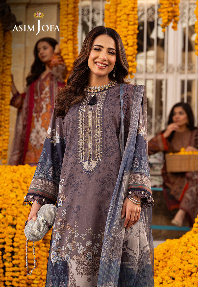 AJARP-07 EMBROIDERED JACQUARD STITCHED 3 PCS