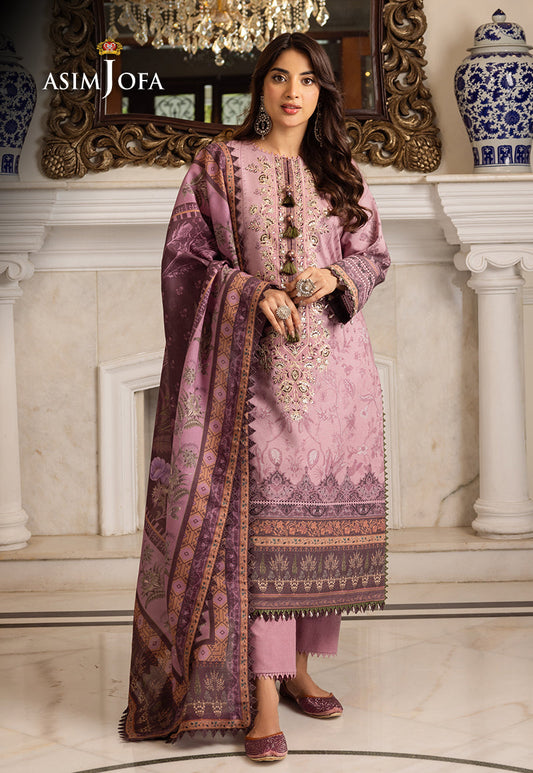AJIWP-03 PRINTED KARANDI STITCHED3 PCS