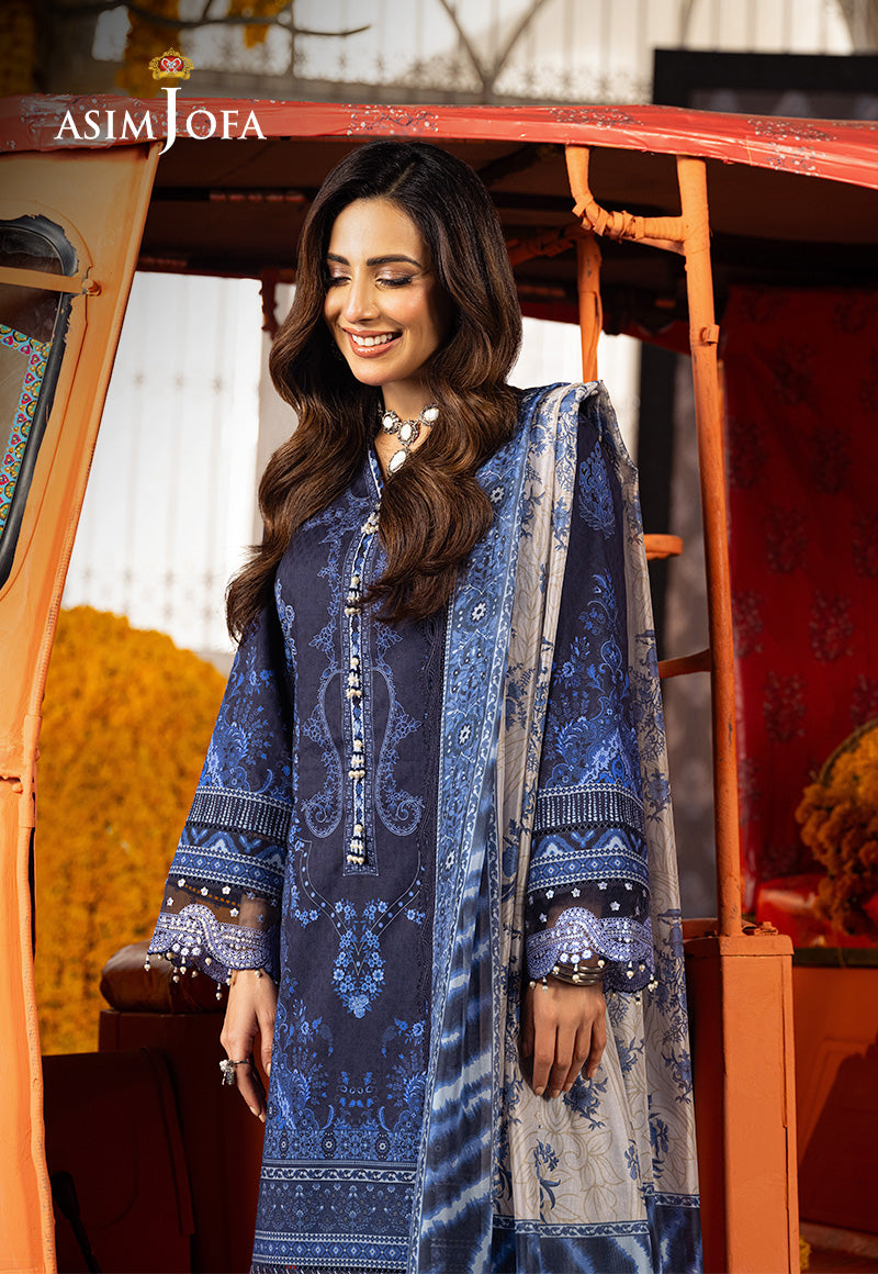 AJARP-09 EMBROIDERED JACQUARD STITCHED 3 PCS