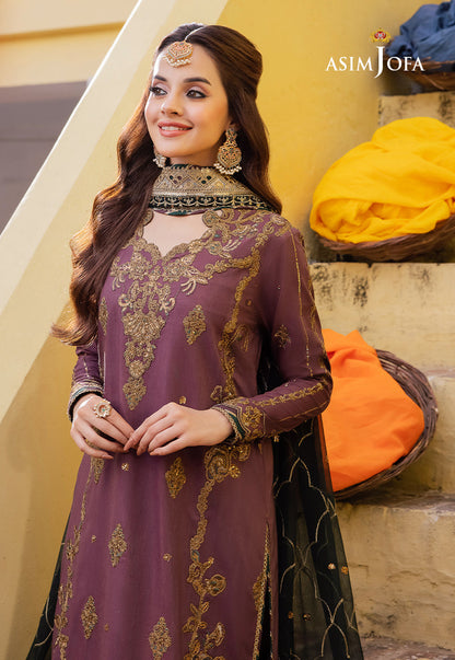 AJAB-17 EMBROIDERED LAWN SILK 3 PCS