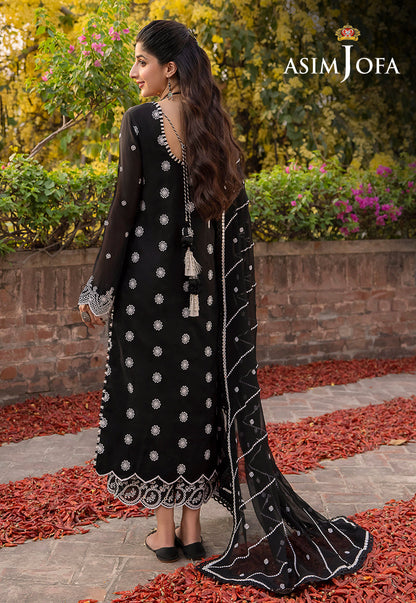 AJSW-19 EMBROIDERED LAWN SILK 3 PCS