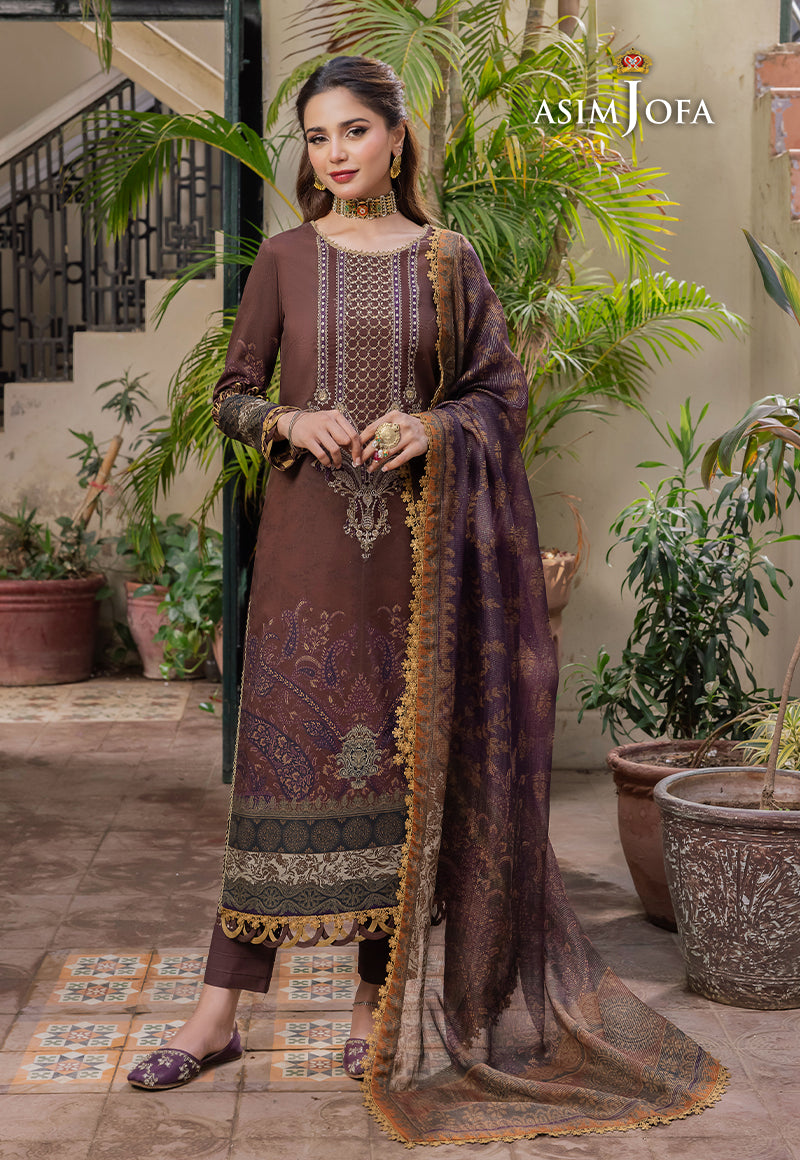 AJRW-21 EMBROIDERED PREMIUM WINTER COTTON 3 PCS