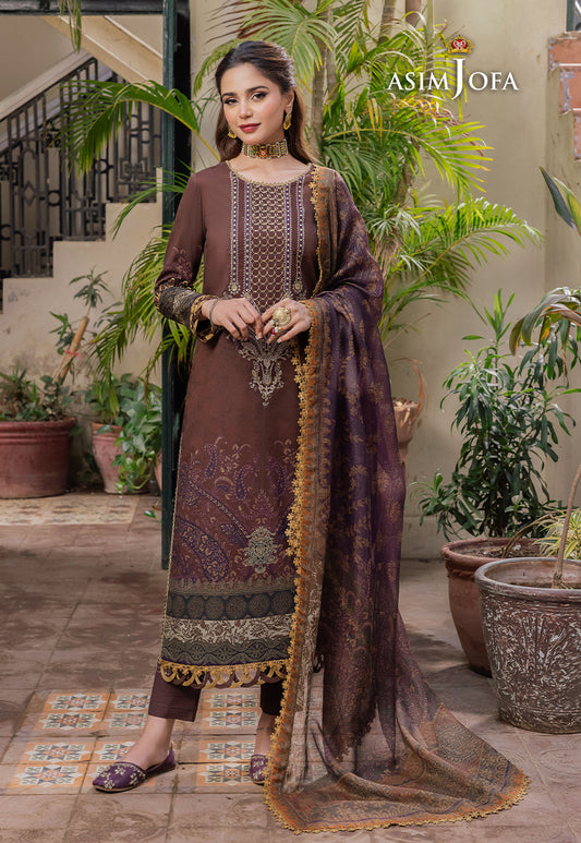 AJRW-21 EMBROIDERED PREMIUM WINTER COTTON 3 PCS