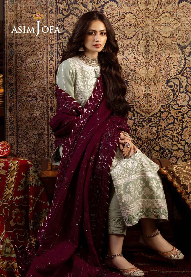 AJKT-01 EMBROIDERED TWILL 3 PCS