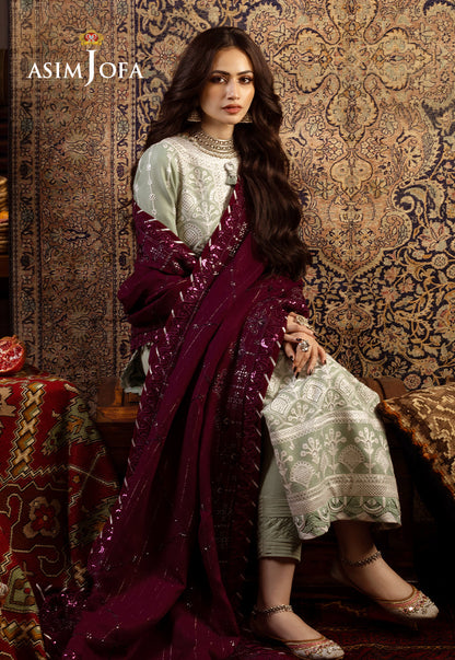 AJKT-01 EMBROIDERED TWILL 3 PCS