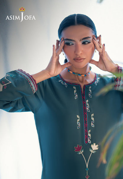 AJSBDP-02 Embroidered Lawn Stitched 2pcs
