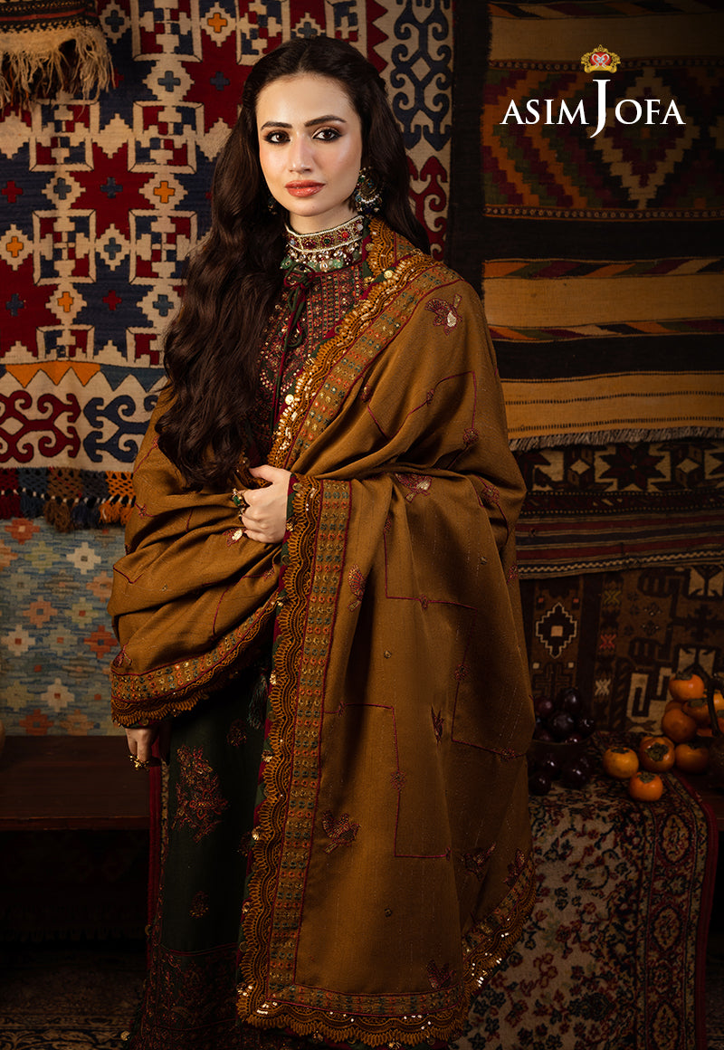 AJKT-10 EMBROIDERED SELF TWILL 3 PCS