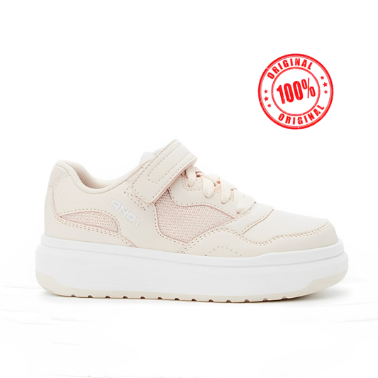 AND1 Little Girl Light Pink Low Platform Court Sneaker