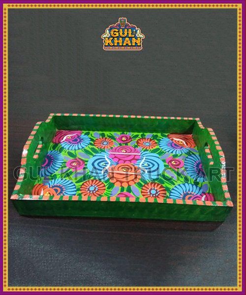Tray  (Wooden Hand Painted) Design 8005