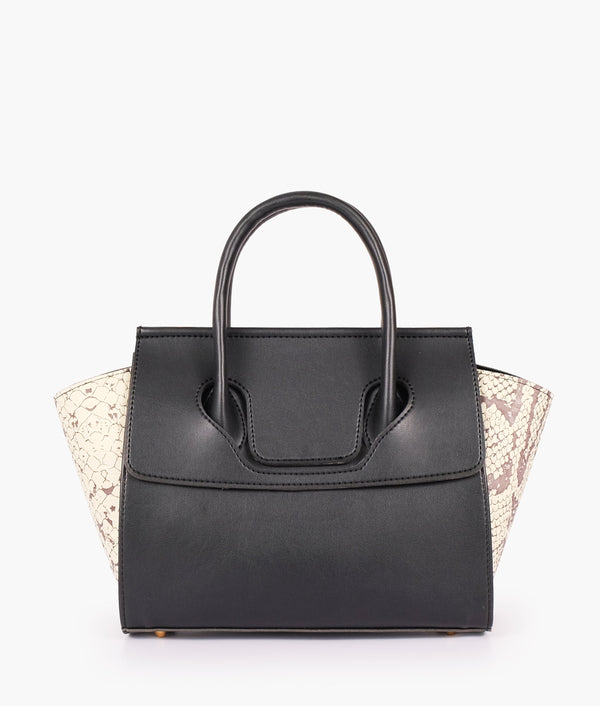 RTW Creation - Black trapeze handbag