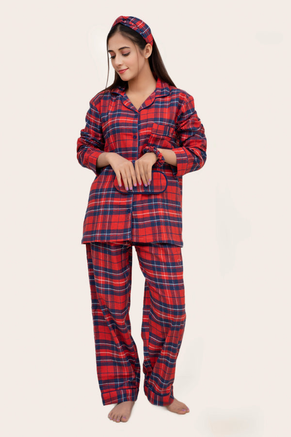 Studio By Arj Studio By Arj Women Light Weight Cotton Flannel 100% Cotton Both Side Brush Wearing Warm
