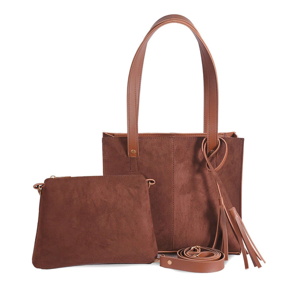 Bag X Suede Brown Bag