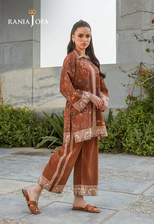 RARE-04 STITCHED PRINTED LAWN 2 PCS