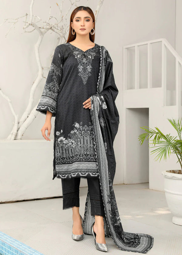 NK- Black & White Stitch 3 Pcs NK-B-3-02