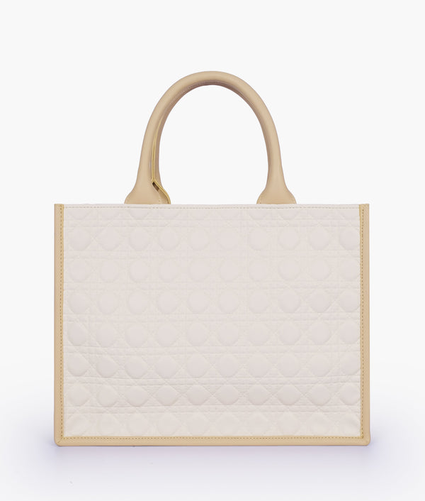 RTW Creation - Off-white box tote bag