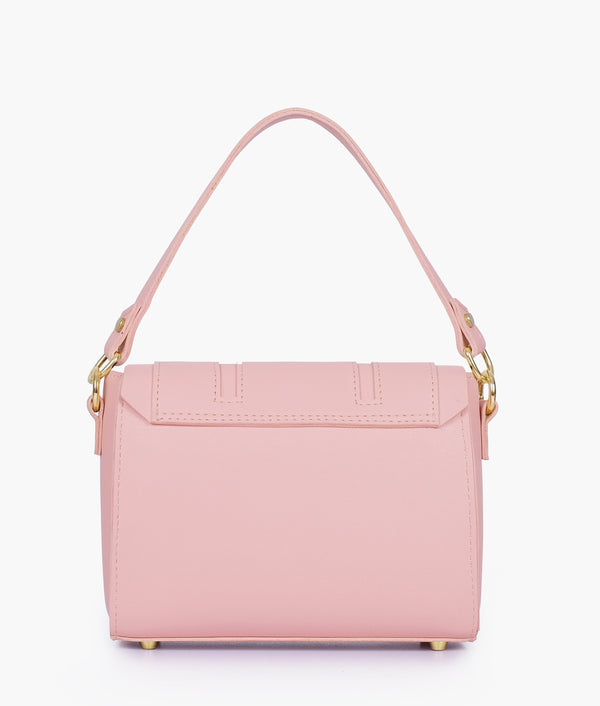 RTW Creation - Pink compact top-handle cross-body bag