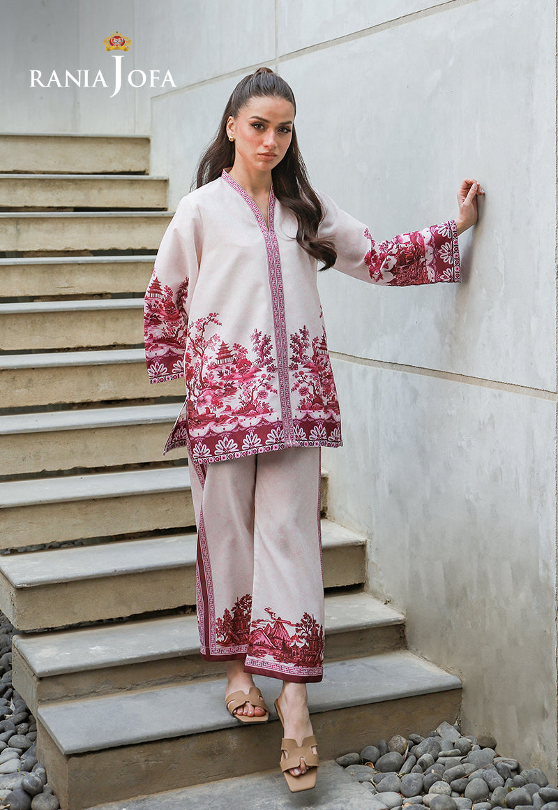 RARE-07 STITCHED PRINTED LAWN 2 PCS